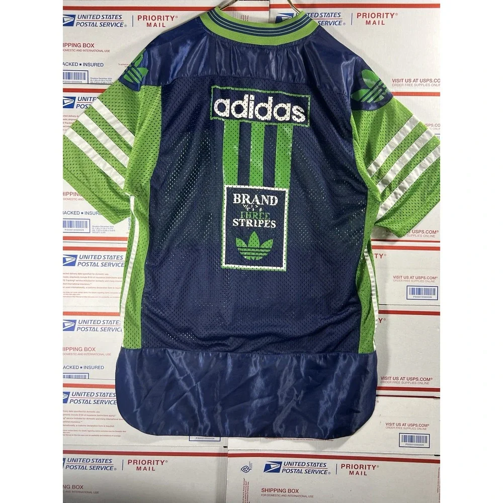 Vintage‎ Adidas Jersey The Brand With The Three Stripes XL 90s 80s Soccer Futbol
